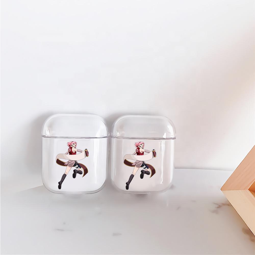 Sakura Haruno Hard Plastic Protective Clear Case Cover For Apple Airpods-AirPod Case-Altracase