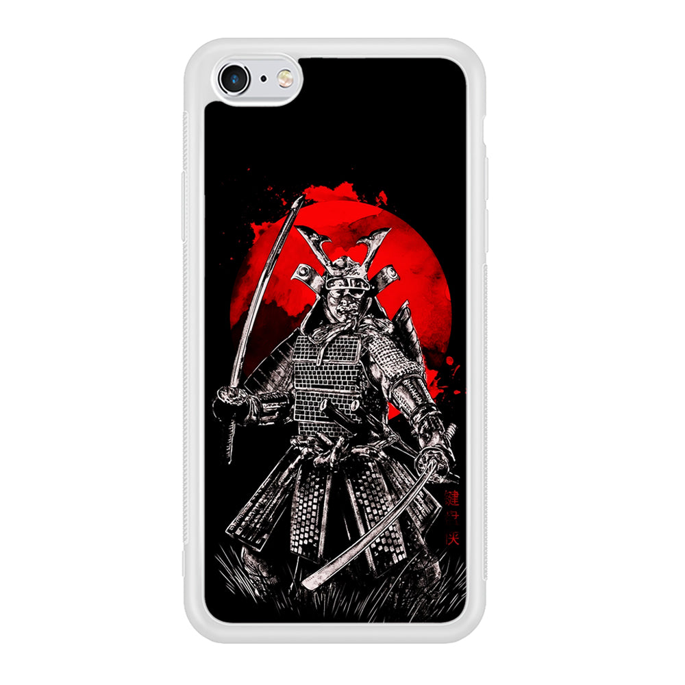 Samurai Two Swords iPhone 6 | 6s Case-Phone Case-Rubber White (2D Case)-Altracase