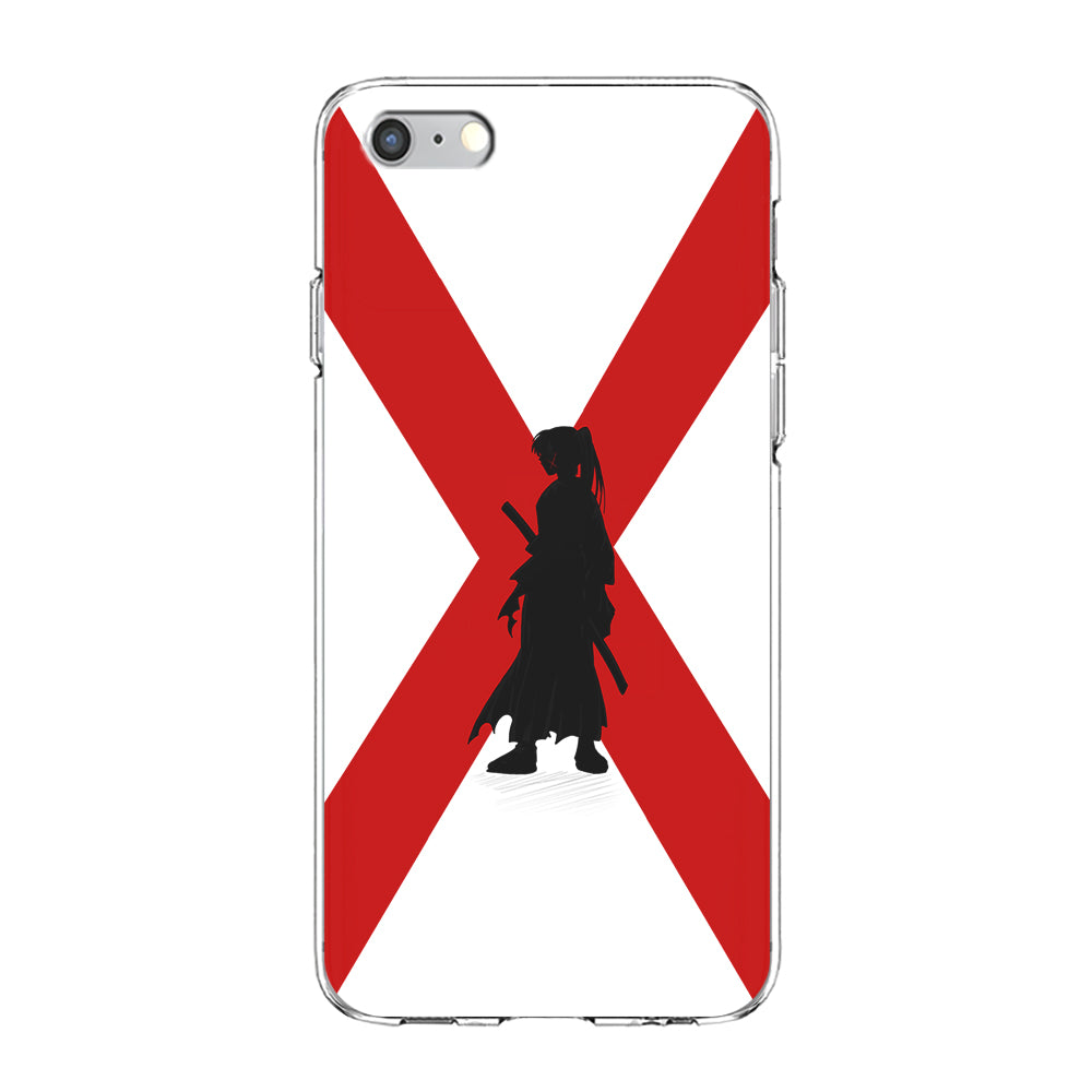 Samurai X Kenshin Silhouette iPhone 6 | 6s Case-Phone Case-Clear Soft Case-Altracase