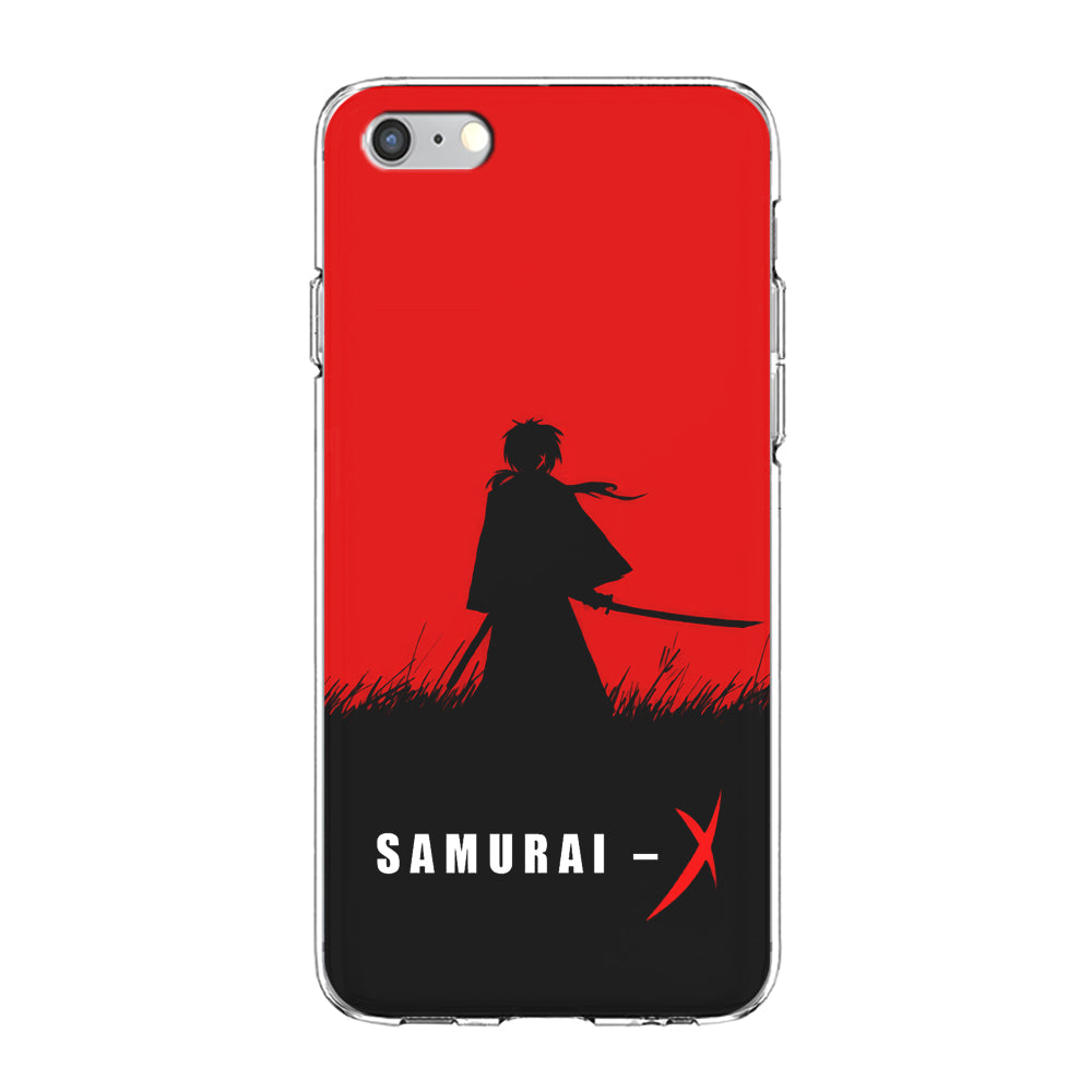 Samurai X Silhouette Poster iPhone 6 Plus | 6s Plus Case-Phone Case-Clear Soft Case-Altracase