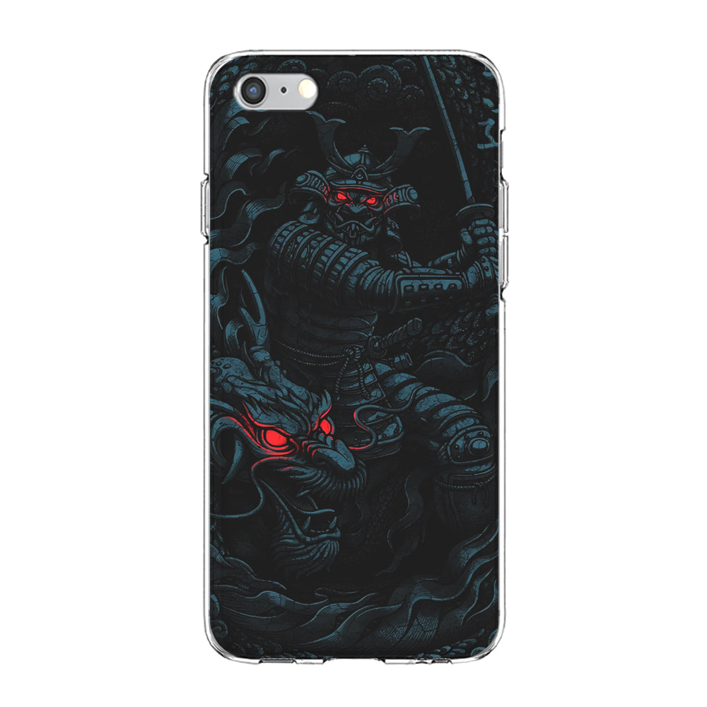 Samurai and Dragon iPhone 6 Plus | 6s Plus Case-Phone Case-Clear Soft Case-Altracase