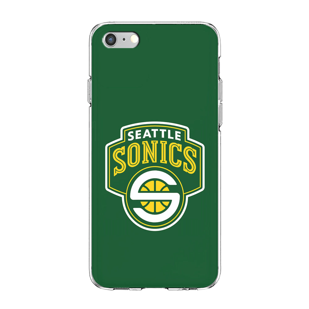 Seattle SuperSonics Logo iPhone 6 Plus | 6s Plus Case-Phone Case-Clear Soft Case-Altracase