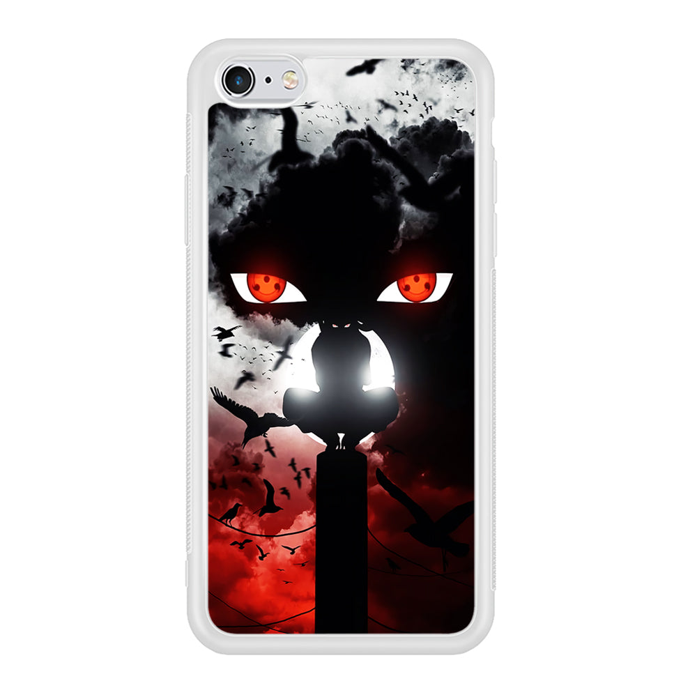 Sharingan Itachi Uchiha iPhone 6 | 6s Case-Phone Case-Rubber White (2D Case)-Altracase
