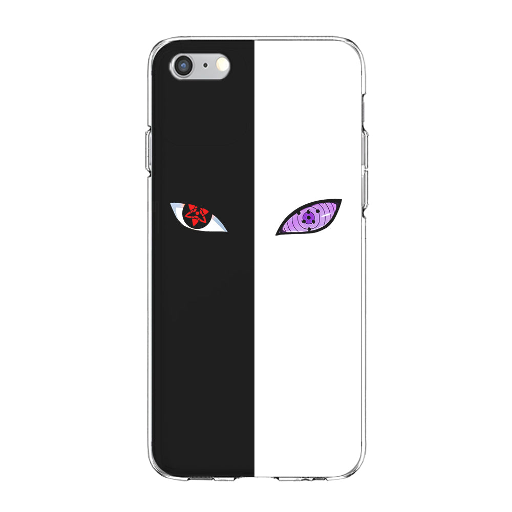 Sharingan Rinnegan Black White iPhone 6 Plus | 6s Plus Case-Phone Case-Clear Soft Case-Altracase