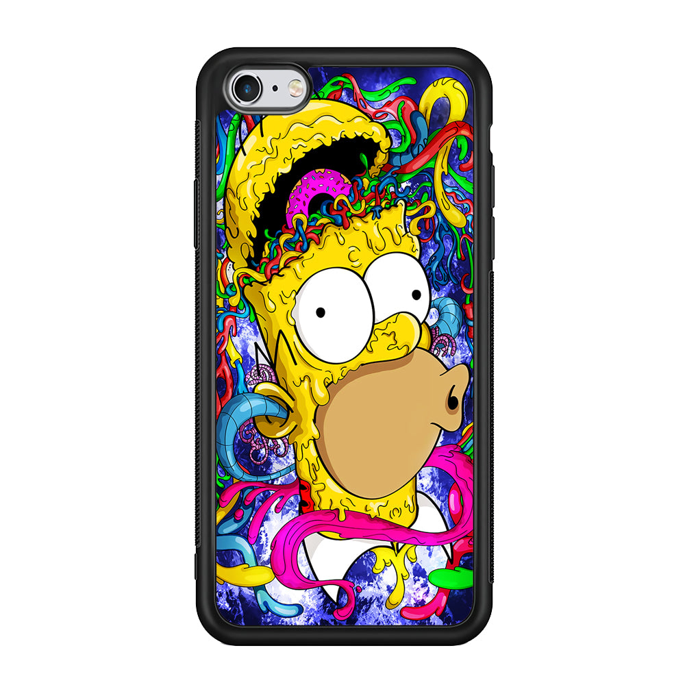 Simpson Homer Abstract iPhone 6 | 6s Case-Phone Case-Rubber Black (2D Case)-Altracase