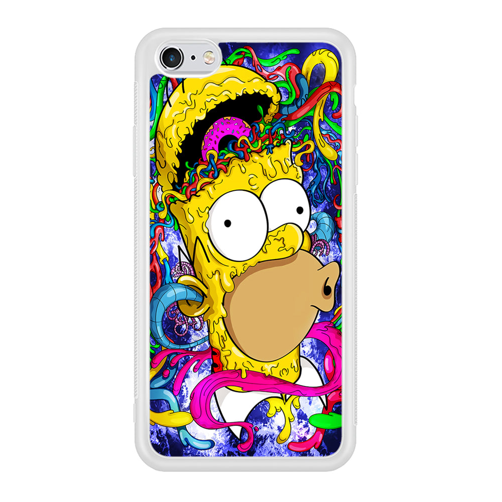 Simpson Homer Abstract iPhone 6 | 6s Case-Phone Case-Rubber White (2D Case)-Altracase