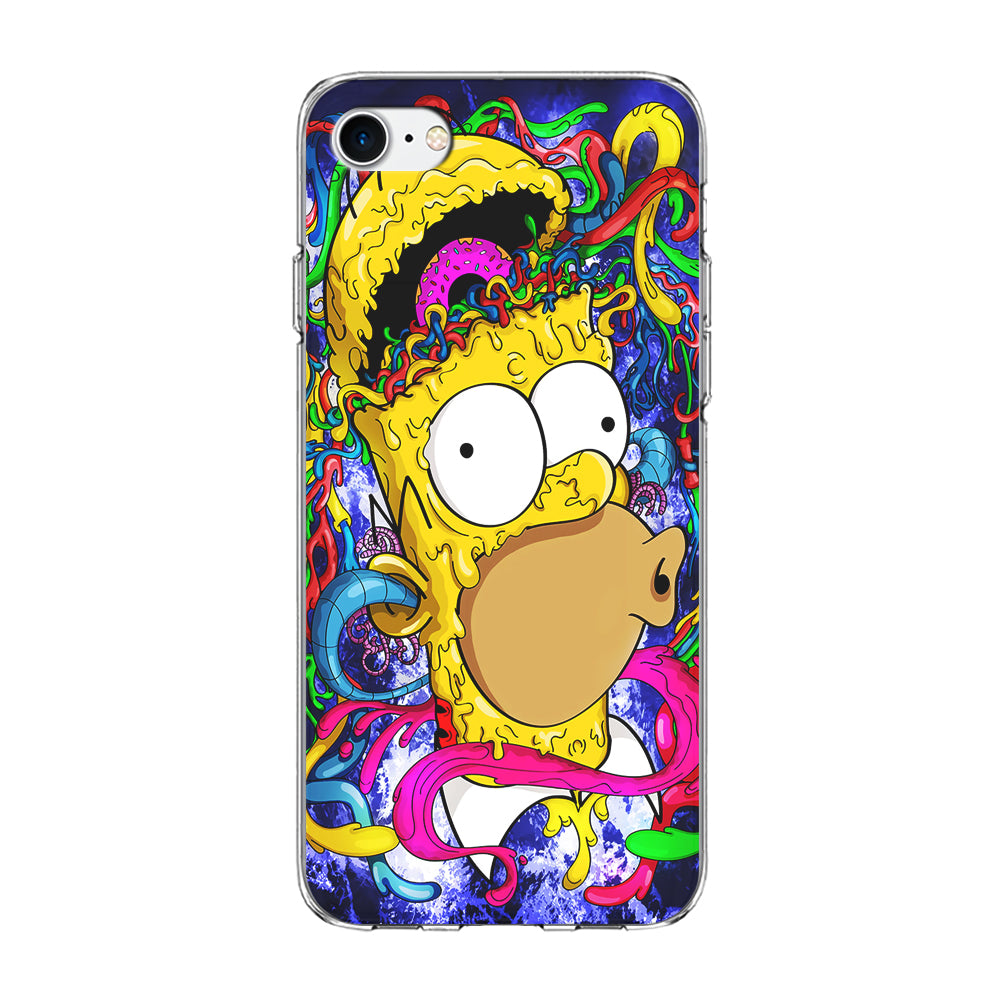 Simpson Homer Abstract iPhone 7 Case-Phone Case-Clear Soft Case-Altracase