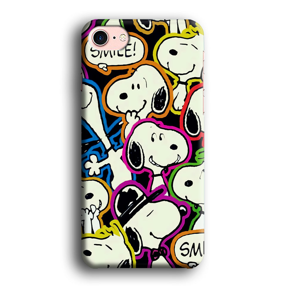 Snoopy Doodle iPhone 7 Case-Phone Case-3D Case-Altracase