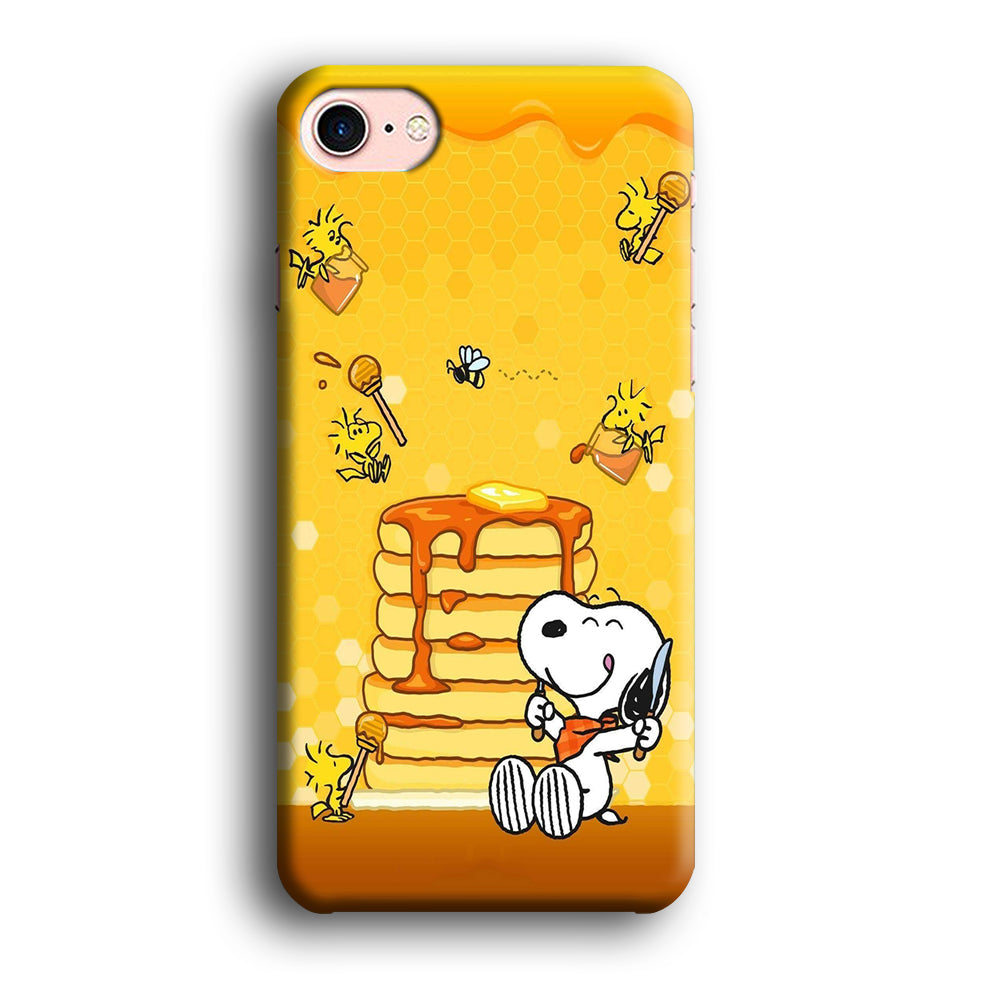 Snoopy Eats Honey iPhone 7 Case-Phone Case-3D Case-Altracase