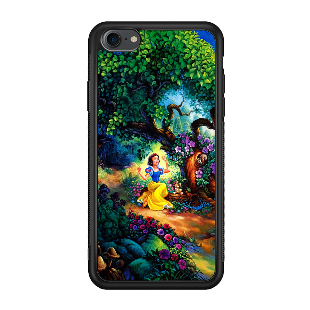 Snow White Painting iPhone 7 Case-Phone Case-Rubber Black (2D Case)-Altracase