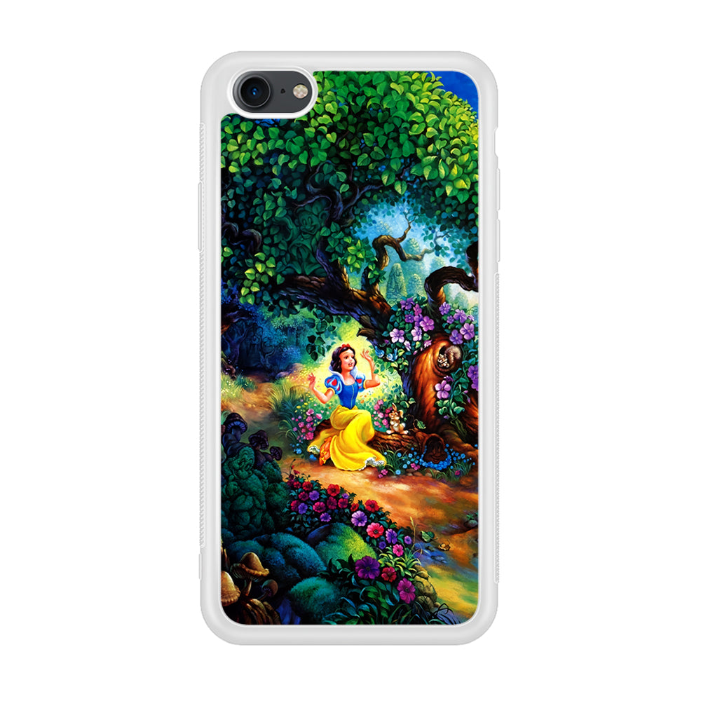 Snow White Painting iPhone 7 Case-Phone Case-Rubber White (2D Case)-Altracase