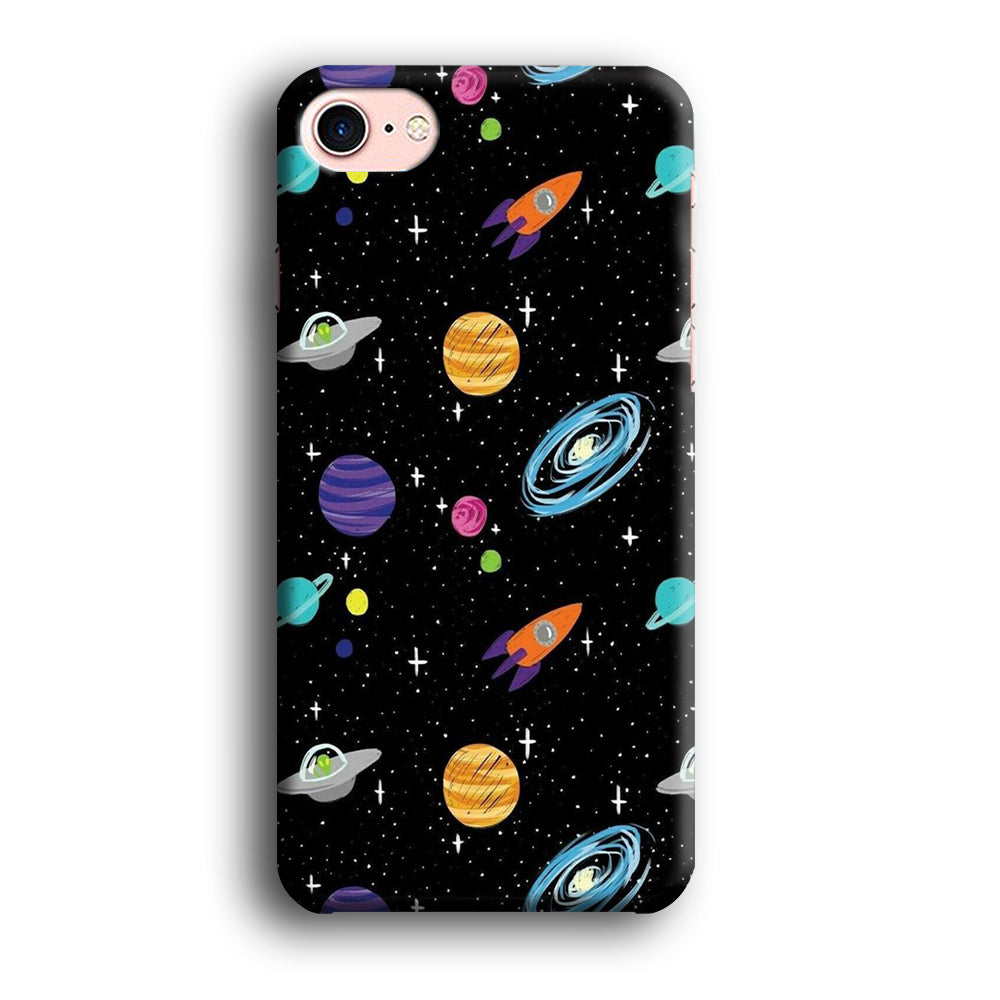 Space Pattern 003 iPhone 7 Case-Phone Case-3D Case-Altracase