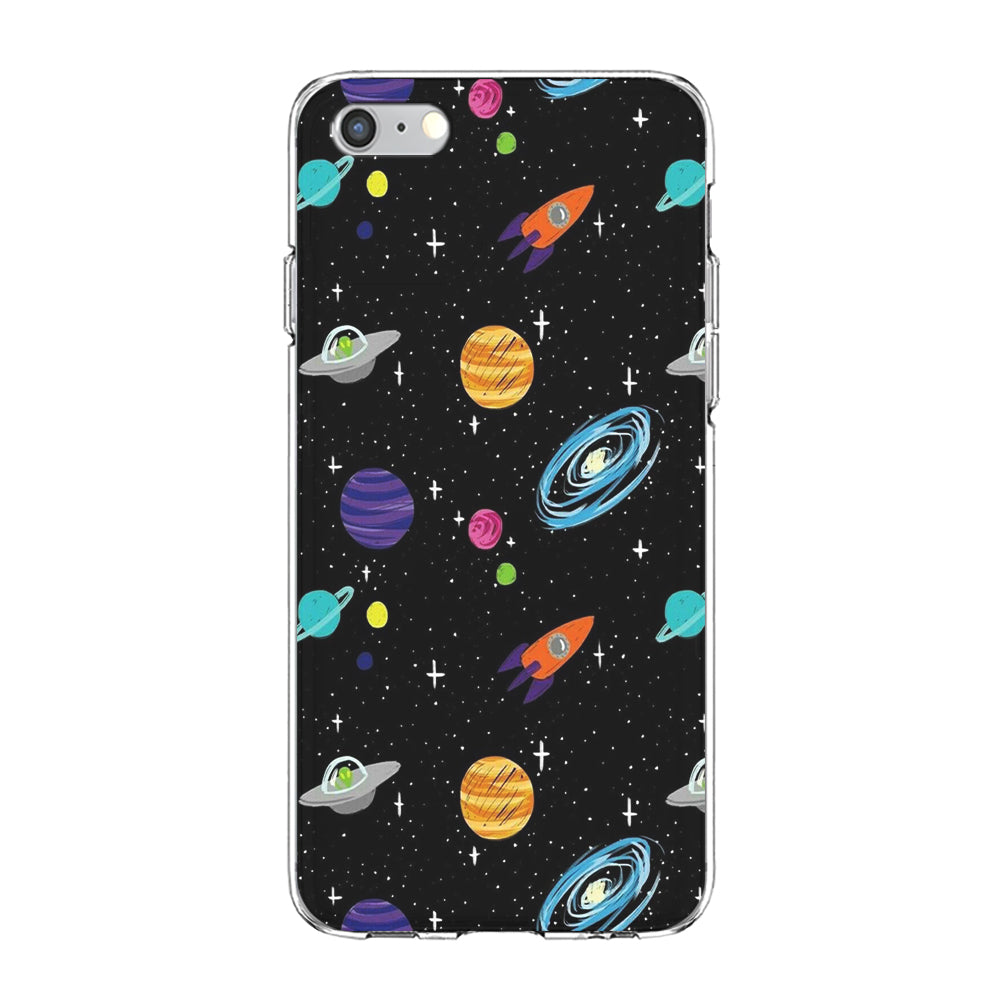 Space Pattern 003 iPhone 6 | 6s Case-Phone Case-Clear Soft Case-Altracase