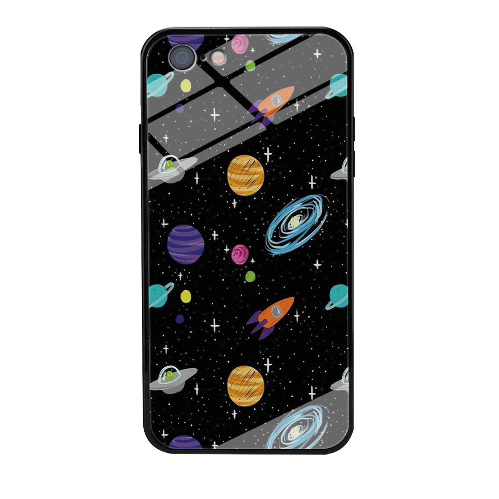 Space Pattern 003 iPhone 6 | 6s Case-Phone Case-Tempered Glass Case-Altracase