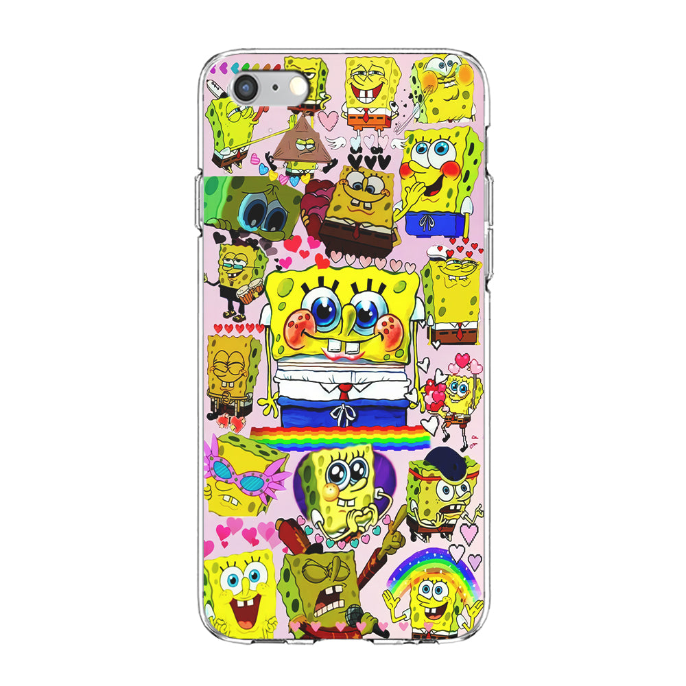 Spongebob Cute Character iPhone 6 | 6s Case-Phone Case-Clear Soft Case-Altracase