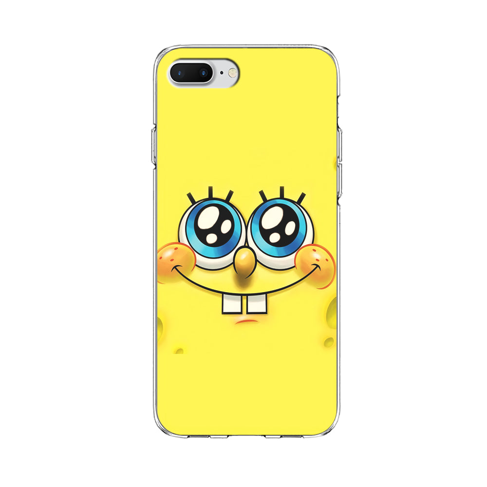 Spongebob's smiling face iPhone 7 Plus Case-Phone Case-Clear Soft Case-Altracase