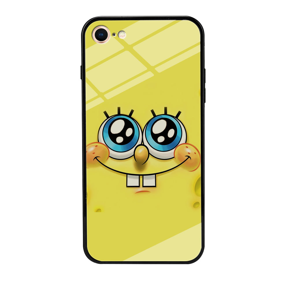 Spongebob's smiling face iPhone 7 Case-Phone Case-Tempered Glass Case-Altracase