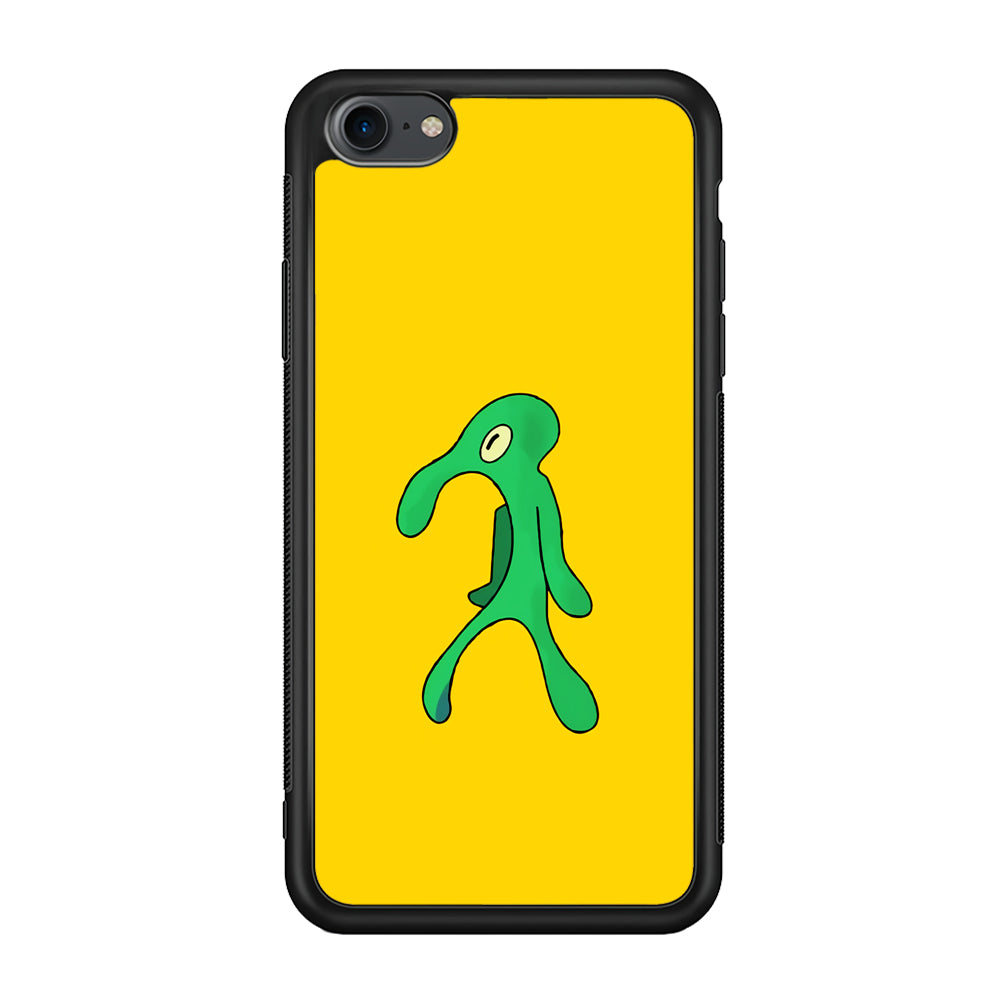 Squidward Painting Masterpiece iPhone 7 Case-Phone Case-Rubber Black (2D Case)-Altracase
