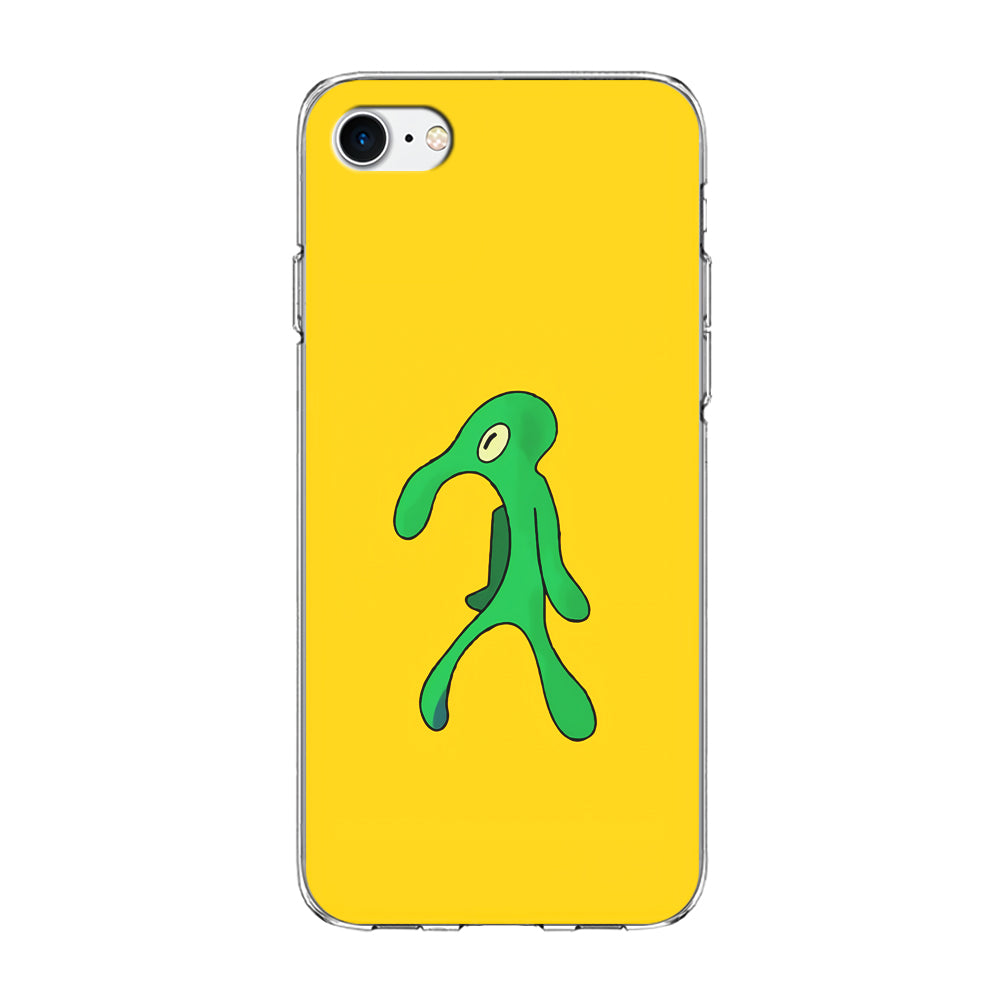 Squidward Painting Masterpiece iPhone 7 Case-Phone Case-Clear Soft Case-Altracase