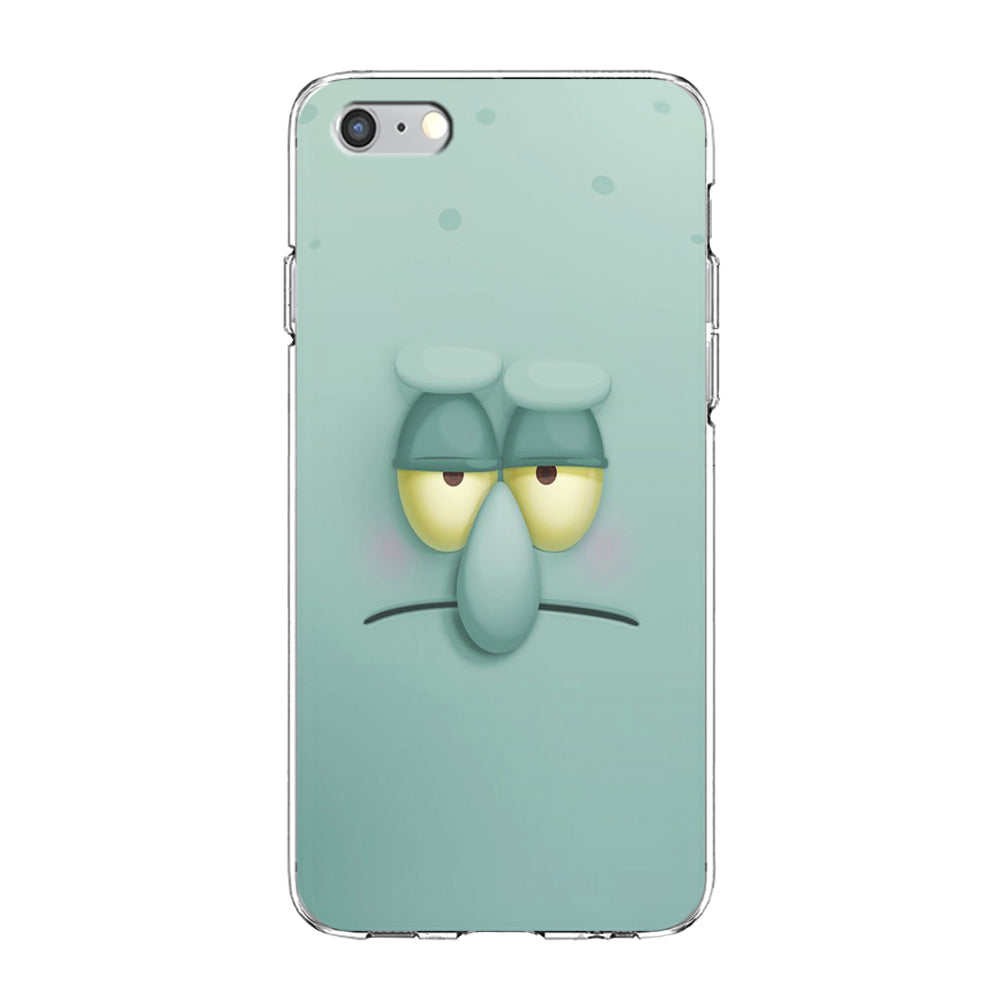 Squidward Tentacles Face iPhone 6 | 6s Case-Phone Case-Clear Soft Case-Altracase