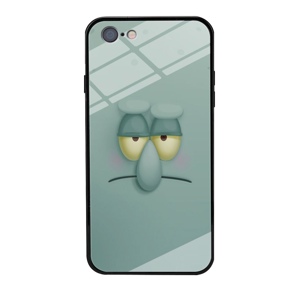 Squidward Tentacles Face iPhone 6 | 6s Case-Phone Case-Tempered Glass Case-Altracase