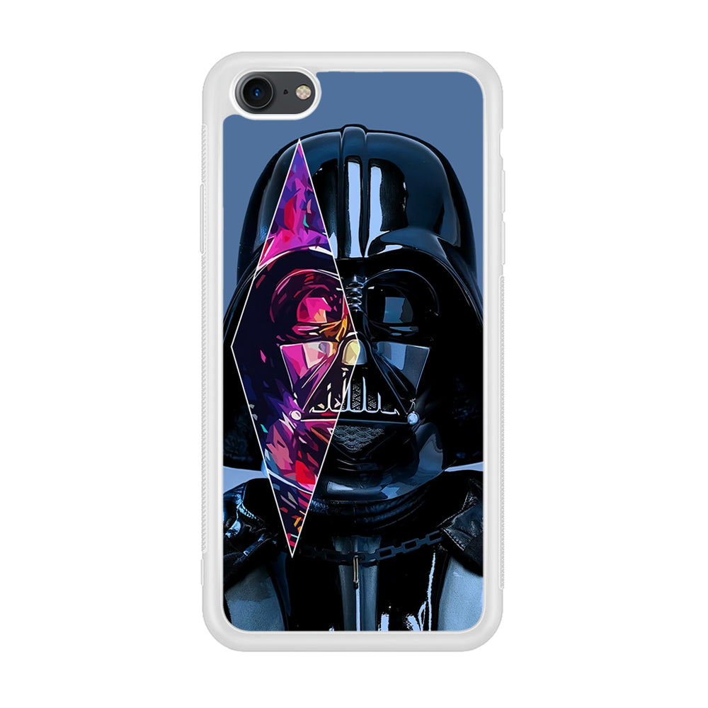Star Wars Darth Vader Art iPhone 7 Case-Phone Case-Rubber White (2D Case)-Altracase