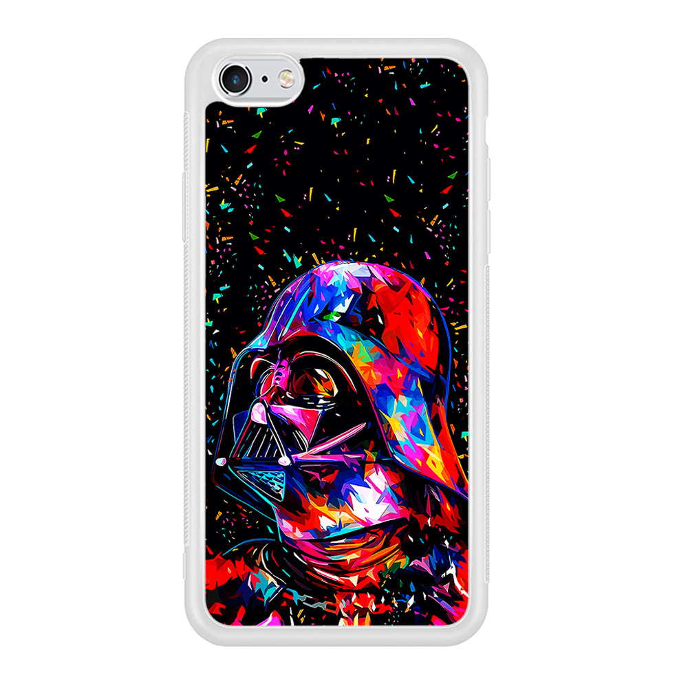 Star Wars Darth Vader Colorful iPhone 6 | 6s Case-Phone Case-Rubber White (2D Case)-Altracase