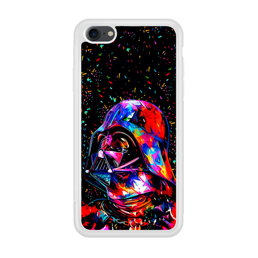 Star Wars Darth Vader Colorful iPhone 7 Case-Phone Case-Rubber White (2D Case)-Altracase