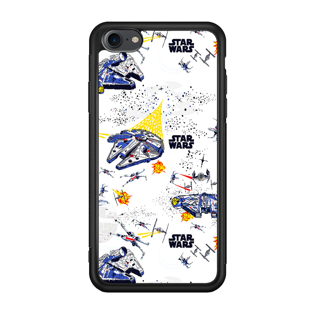 Star Wars Fighter Plane iPhone 7 Case-Phone Case-Rubber Black (2D Case)-Altracase