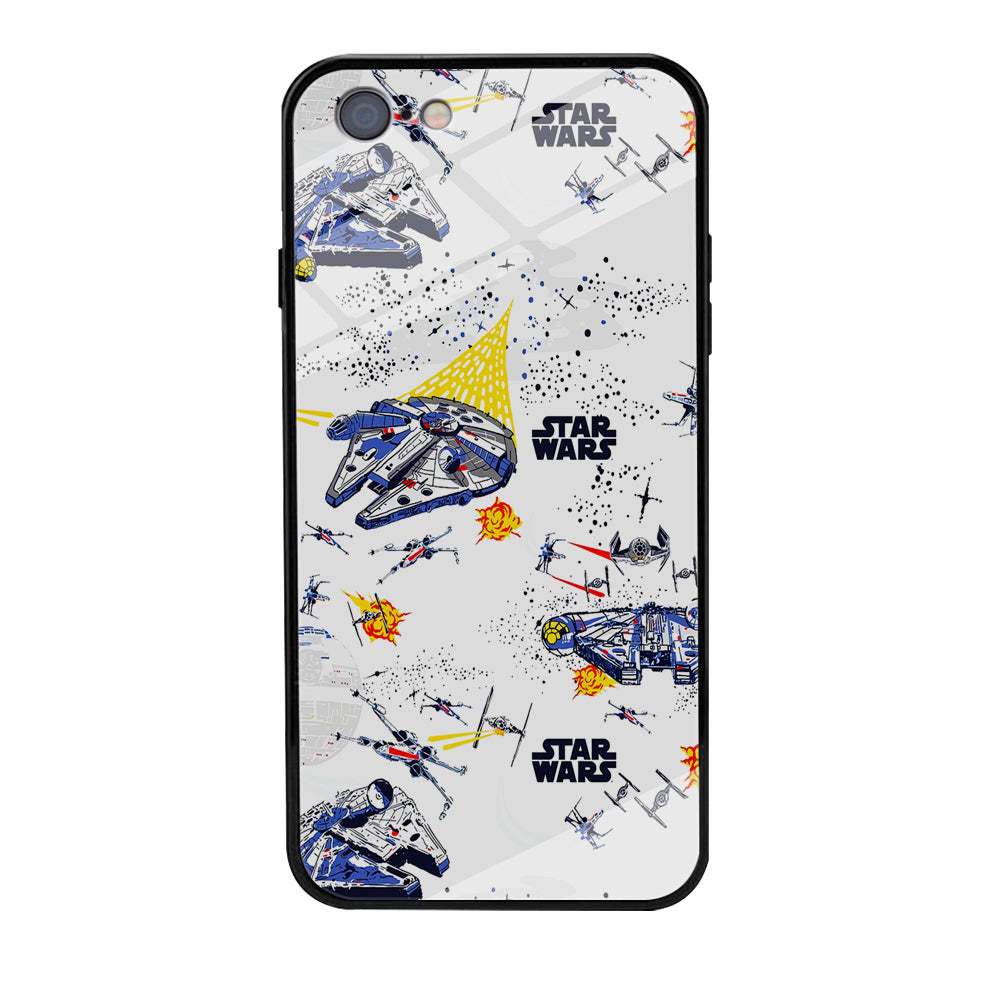 Star Wars Fighter Plane iPhone 6 | 6s Case-Phone Case-Tempered Glass Case-Altracase