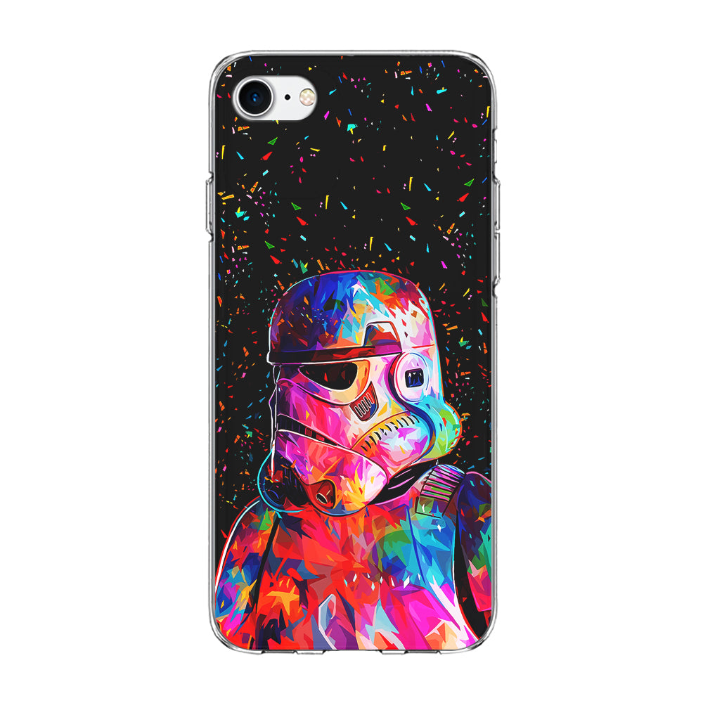 Star Wars Stormtrooper Colorful iPhone 7 Case-Phone Case-Clear Soft Case-Altracase