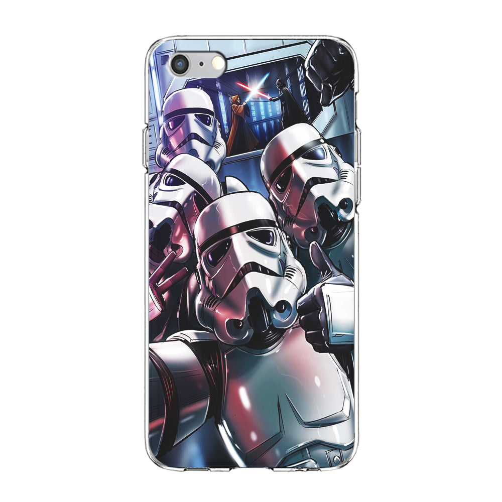 Star Wars Stormtrooper Selfie iPhone 6 | 6s Case-Phone Case-Clear Soft Case-Altracase