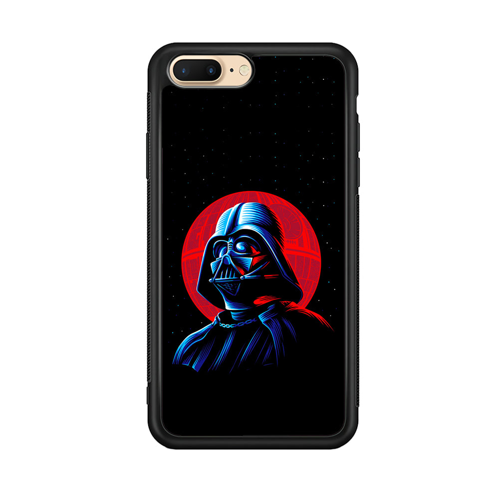 Star Wars Vader Dark Side iPhone 7 Plus Case-Phone Case-Rubber Black (2D Case)-Altracase