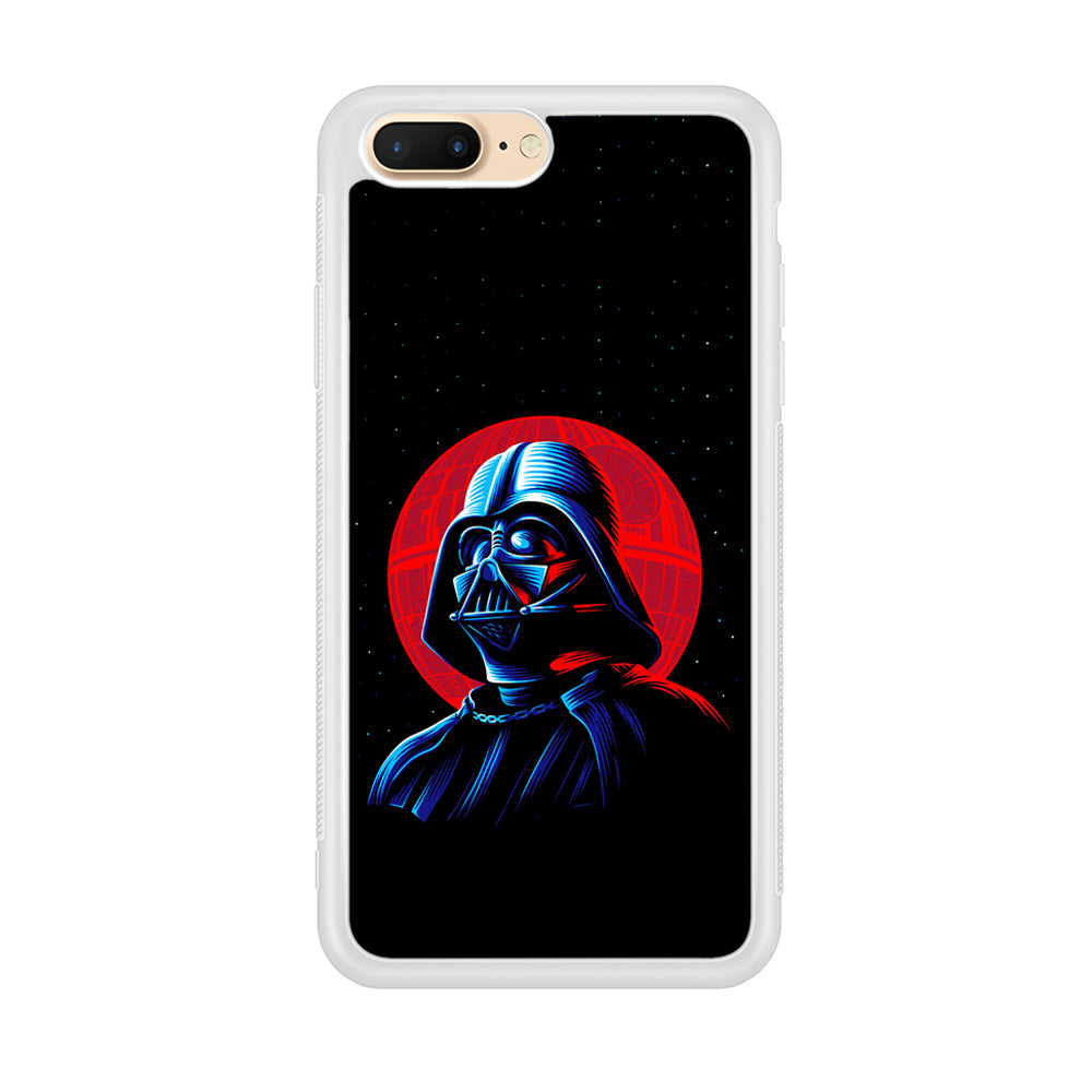 Star Wars Vader Dark Side iPhone 7 Plus Case-Phone Case-Rubber White (2D Case)-Altracase