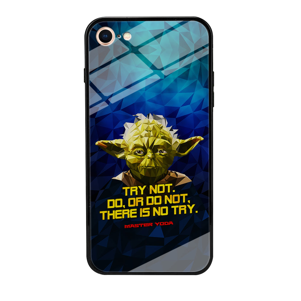 Star Wars Yoda Quote iPhone 7 Case-Phone Case-Tempered Glass Case-Altracase