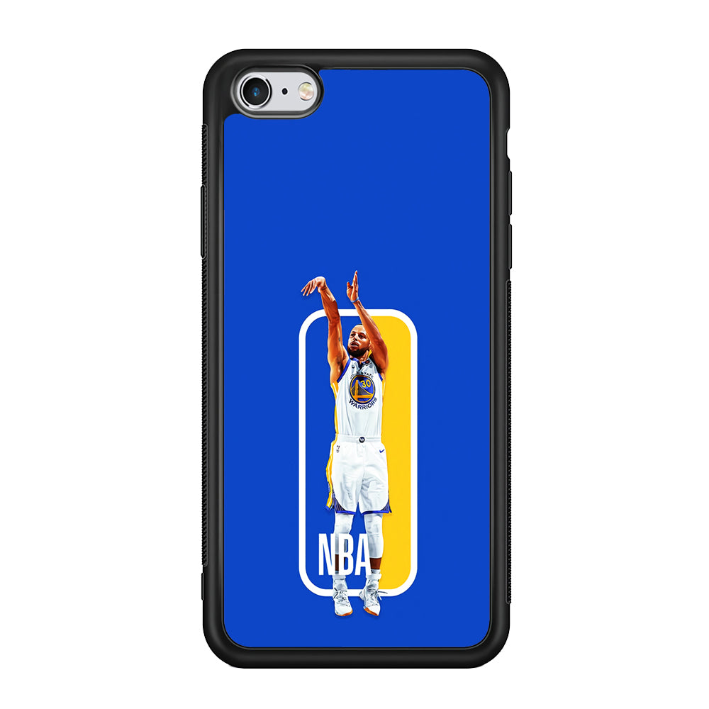 Stephen Curry Golden State Warriors iPhone 6 | 6s Case-Phone Case-Rubber Black (2D Case)-Altracase