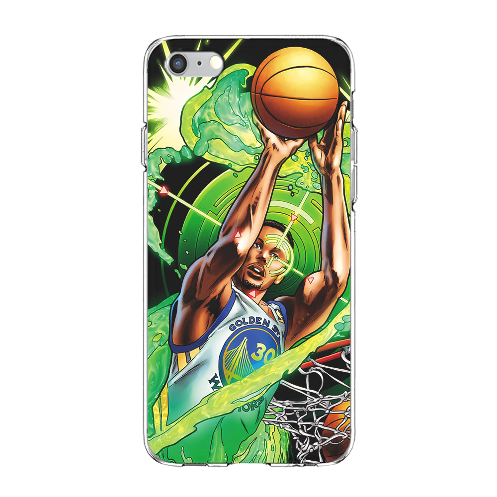 Stephen Curry Jump Art iPhone 6 Plus | 6s Plus Case-Phone Case-Clear Soft Case-Altracase
