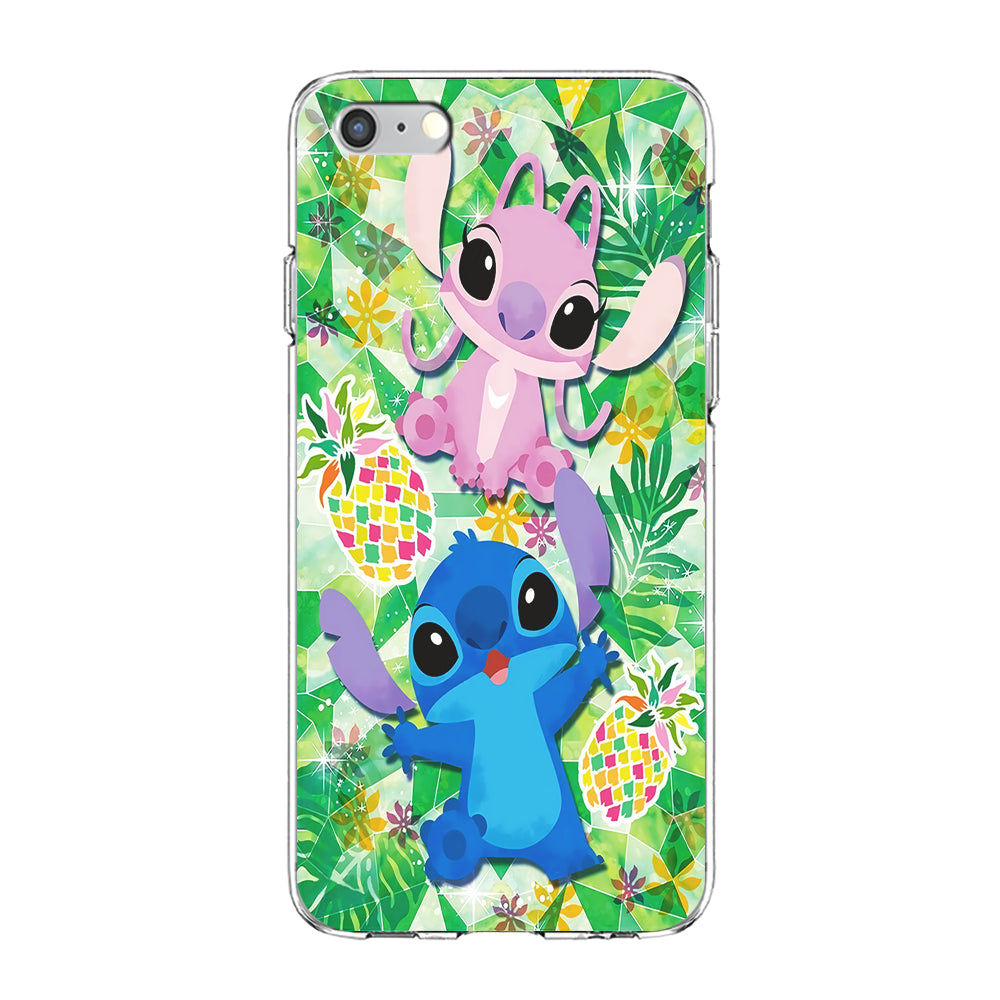Stitch and Angel Fruit iPhone 6 Plus | 6s Plus Case-Phone Case-Clear Soft Case-Altracase