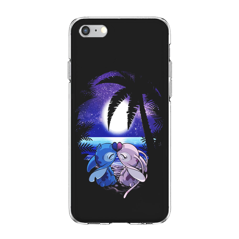 Stitch and Angel Kissing iPhone 6 | 6s Case-Phone Case-Clear Soft Case-Altracase