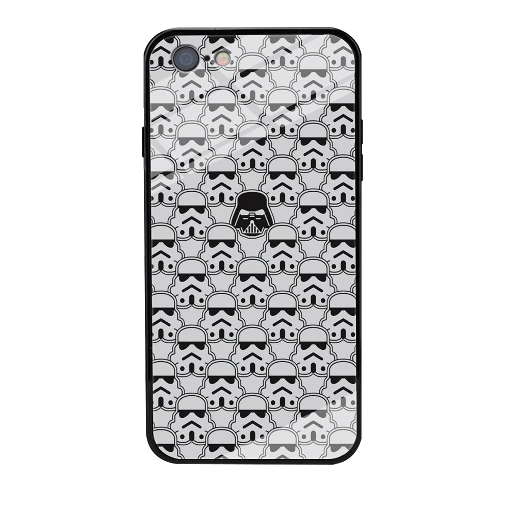 Stormtrooper Face Pattern Star Wars iPhone 6 Plus | 6s Plus Case-Phone Case-Tempered Glass Case-Altracase