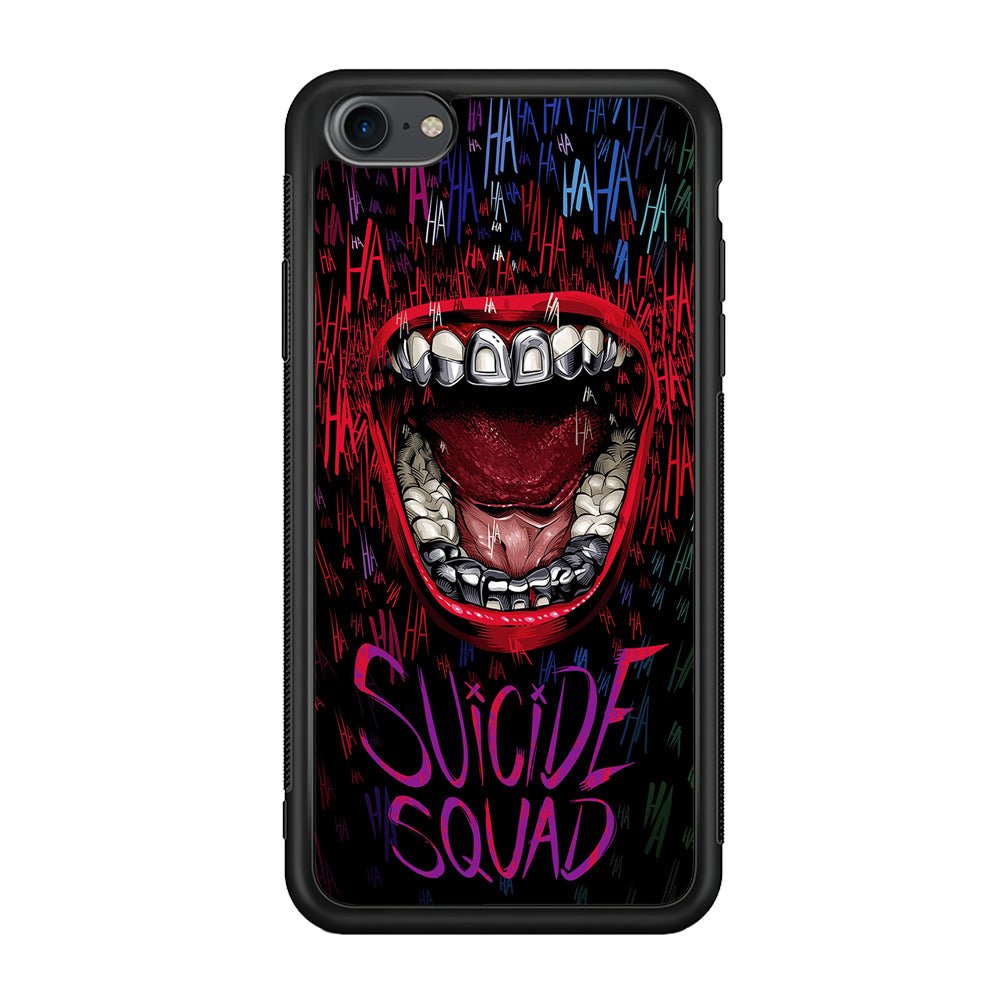 Suicide Squad Art iPhone 7 Case-Phone Case-Rubber Black (2D Case)-Altracase