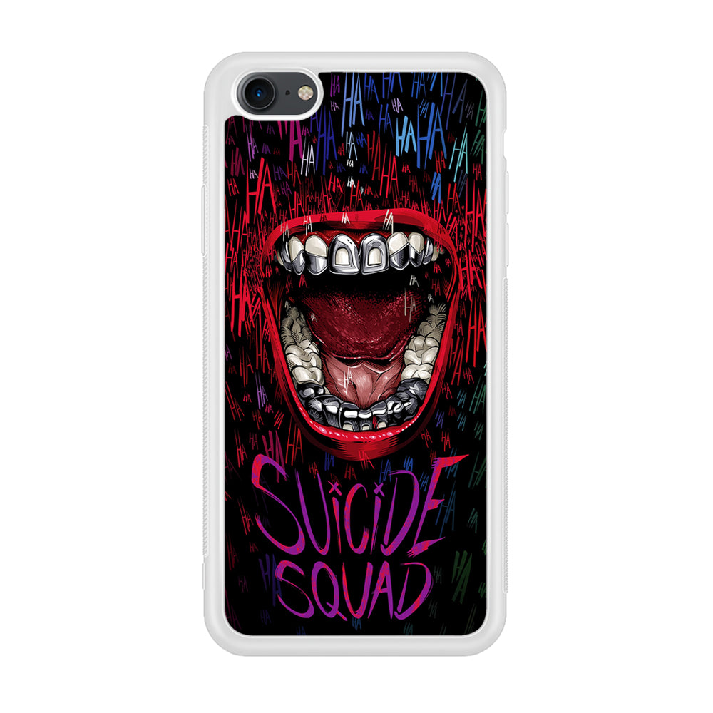 Suicide Squad Art iPhone 7 Case-Phone Case-Rubber White (2D Case)-Altracase