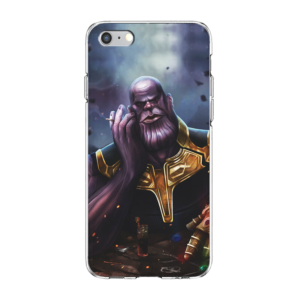 Thanos Chill iPhone 6 Plus | 6s Plus Case-Phone Case-Clear Soft Case-Altracase