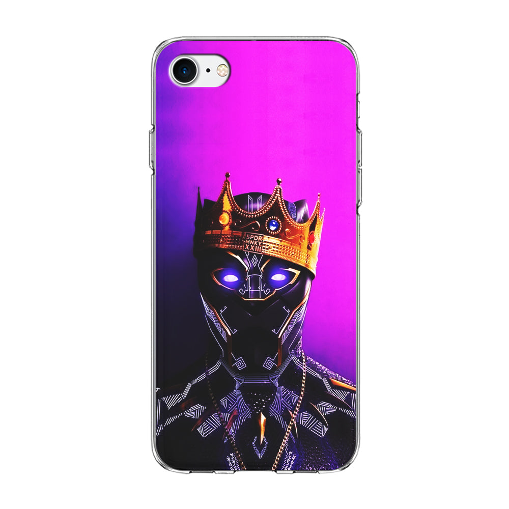 The King Black Panther iPhone 7 Case-Phone Case-Clear Soft Case-Altracase