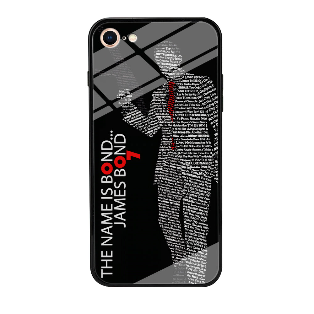The Name is James Bond iPhone 7 Case-Phone Case-Tempered Glass Case-Altracase