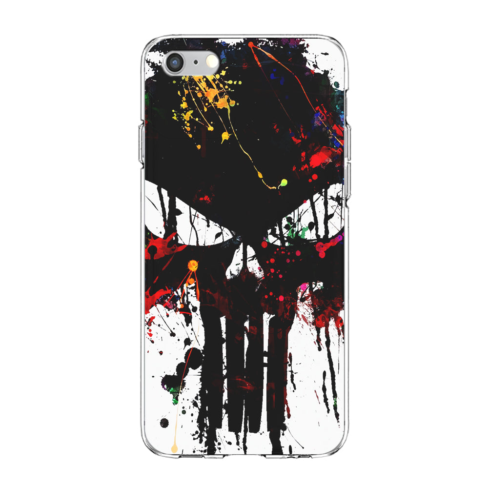 The Punisher Abstract Painting iPhone 6 Plus | 6s Plus Case-Phone Case-Clear Soft Case-Altracase
