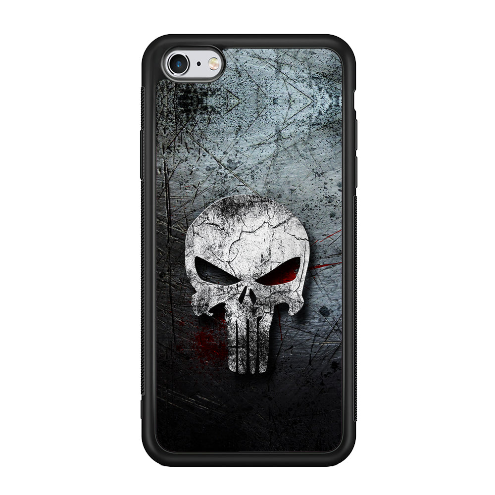 The Punisher Logo iPhone 6 | 6s Case-Phone Case-Rubber Black (2D Case)-Altracase