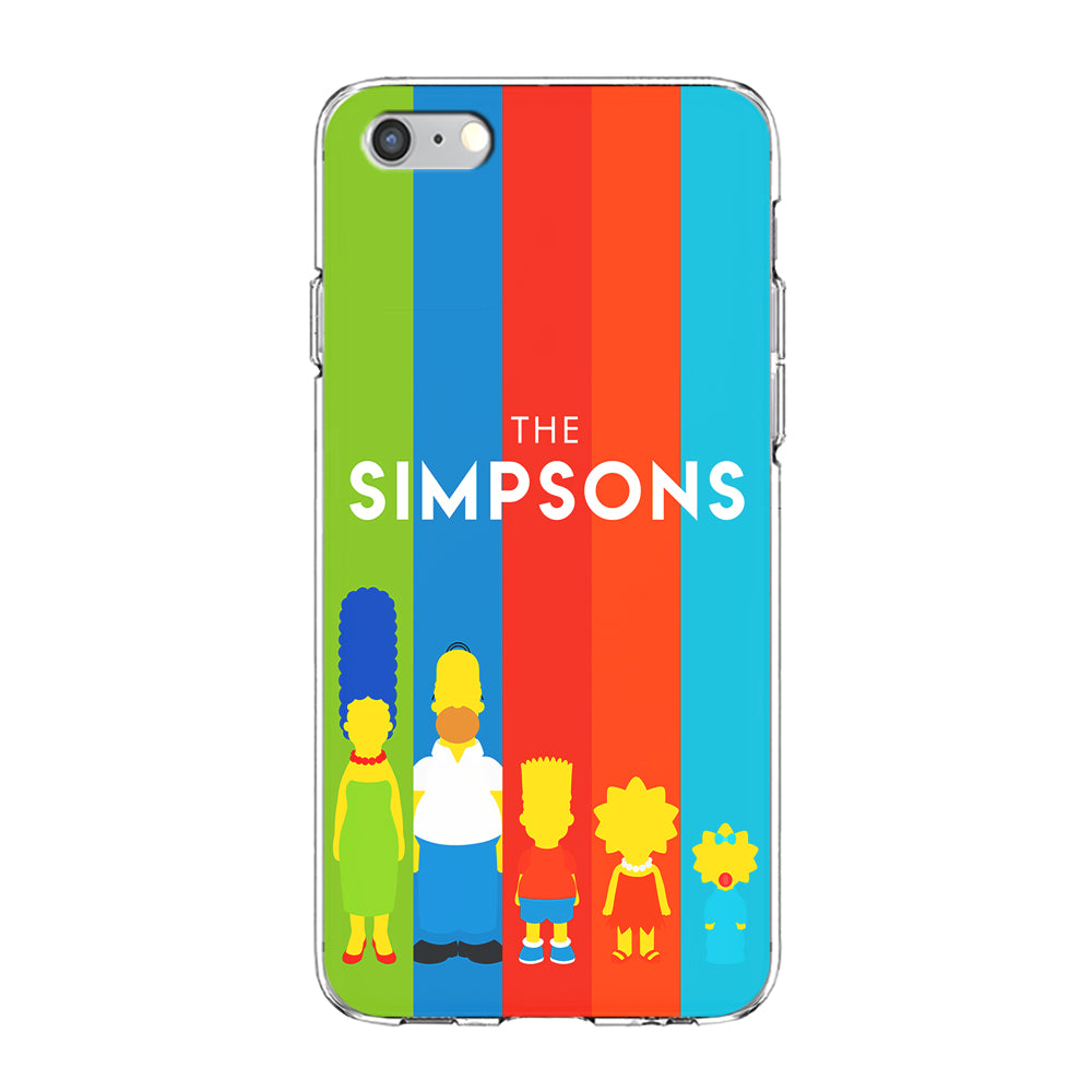 The Simpson Family Colorful iPhone 6 | 6s Case-Phone Case-Clear Soft Case-Altracase