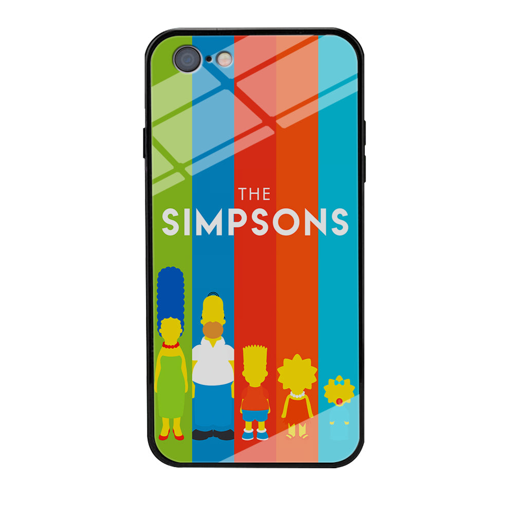The Simpson Family Colorful iPhone 6 | 6s Case-Phone Case-Tempered Glass Case-Altracase