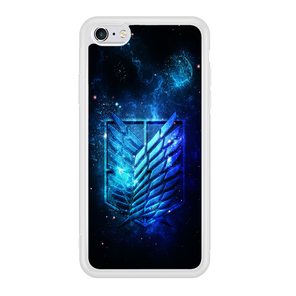 The Survey Corps Space iPhone 6 | 6s Case-Phone Case-Rubber White (2D Case)-Altracase